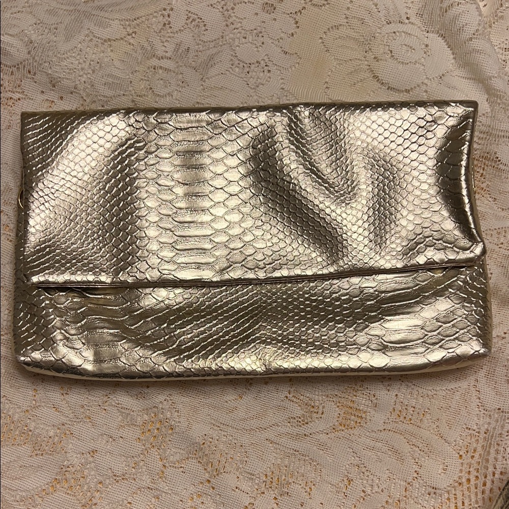 Elegant Gold Clutch Bag